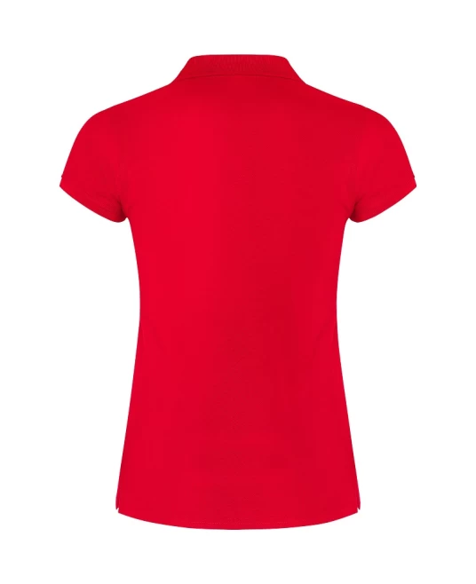 Tricou polo premium femei, bumbac 200g/mp, Rosu Tricou polo premium femei, bumbac 200g/mp, Rosu