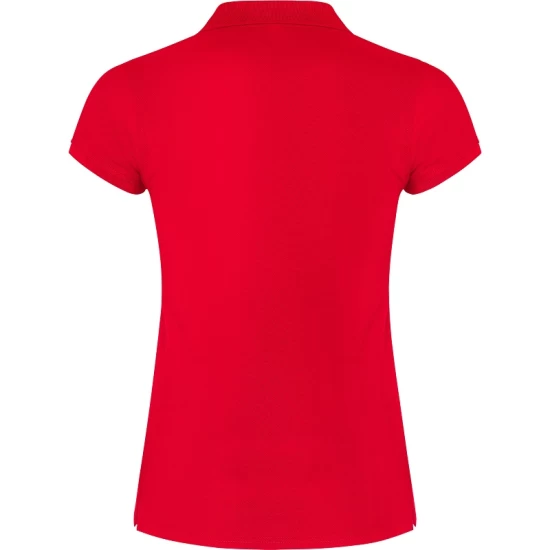 Tricou polo premium femei, bumbac 200g/mp, Rosu Tricou polo premium femei, bumbac 200g/mp, Rosu
