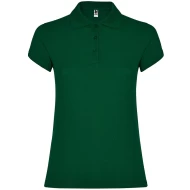 Tricou polo premium femei, bumbac 200g/mp, Verde sticla
