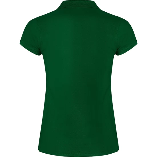 Tricou polo premium femei, bumbac 200g/mp, Verde sticla Tricou polo premium femei, bumbac 200g/mp, Verde sticla