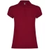Tricou polo premium femei, bumbac 200g/mp, Visiniu