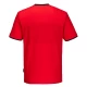 Tricou corporate PW2, 144g/m2, Rosu/Negru Tricou corporate PW2, 144g/m2, Rosu/Negru