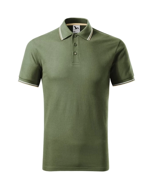 Tricou polo subtire, 180 g/mp, pentru barbati, Malfini Focus 232, Kaki