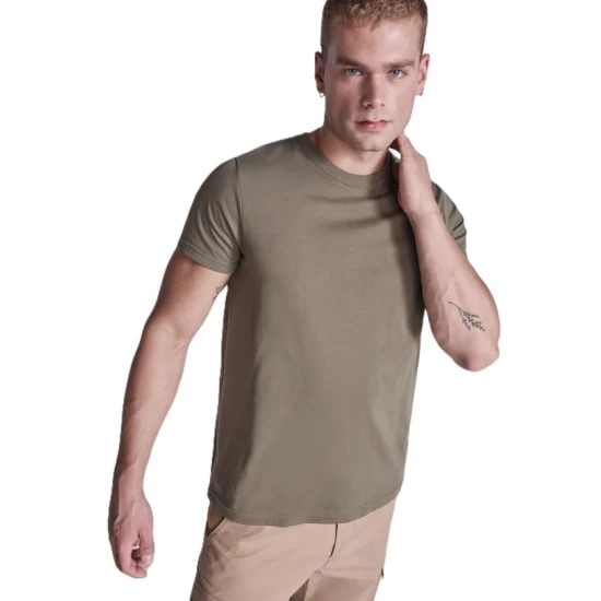 Tricou premium bumbac, 180g/m2, verde militar