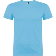 Tricou maneca scurta barbati, bumbac 155g/mp, Beagle albastru deschis