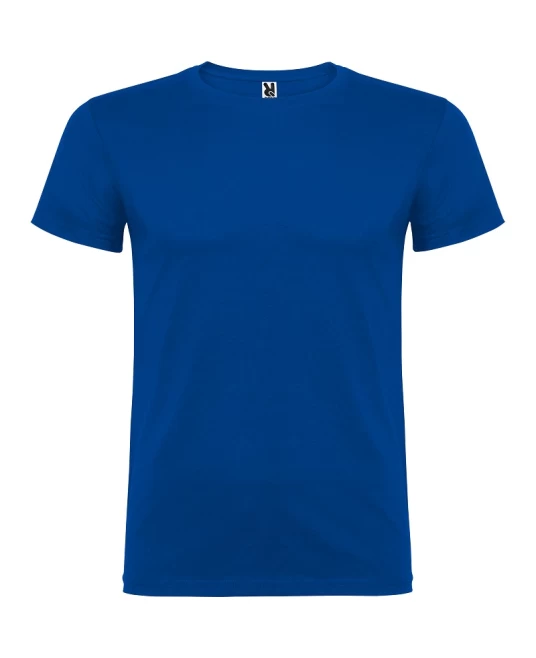 Tricou maneca scurta barbati, bumbac 155g/mp, Beagle albastru regal