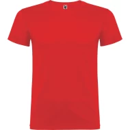 Tricou maneca scurta barbati, bumbac 155g/mp, Beagle  rosu