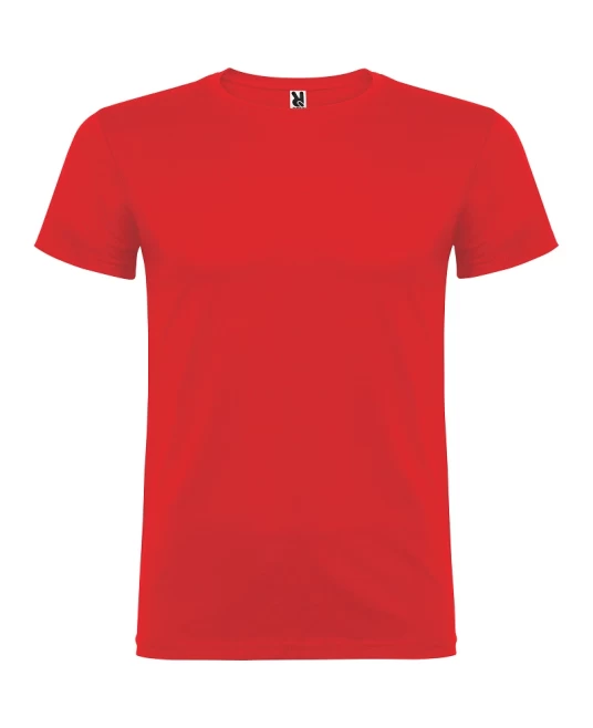 Tricou maneca scurta barbati, bumbac 155g/mp, Beagle  rosu