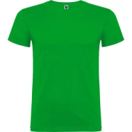 Tricou maneca scurta barbati, bumbac 155g/mp, Beagle verde iarba