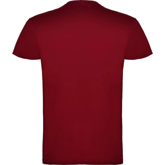 Tricou maneca scurta barbati, bumbac 155g/mp, Beagle visiniu grena Tricou maneca scurta barbati, bumbac 155g/mp, Beagle visiniu grena