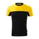 Tricou unisex Malfini Colormix 109, bumbac 200g/m2, Negru-Galben Tricou unisex Malfini Colormix 109, bumbac 200g/m2, Negru-Galben