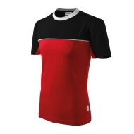 Tricou unisex Malfini Colormix 109, bumbac 200g/m2 Rosu-Negru