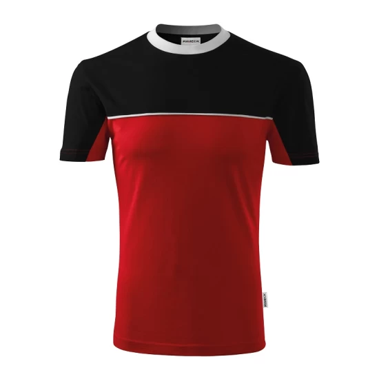 Tricou unisex Malfini Colormix 109, bumbac 200g/m2 Rosu-Negru Tricou unisex Malfini Colormix 109, bumbac 200g/m2 Rosu-Negru