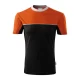Tricou unisex Malfini Colormix 109, bumbac 200g/m2, Negru-Portocaliu Tricou unisex Malfini Colormix 109, bumbac 200g/m2, Negru-Portocaliu