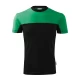 Tricou unisex Malfini Colormix 109, bumbac 200g/m2, Negru-Verde mediu Tricou unisex Malfini Colormix 109, bumbac 200g/m2, Negru-Verde mediu