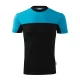 Tricou unisex Malfini Colormix 109, bumbac 200g/m2, Negru-Turcoaz Tricou unisex Malfini Colormix 109, bumbac 200g/m2, Negru-Turcoaz