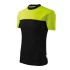 Tricou unisex Malfini Colormix 109, bumbac 200g/m2, Negru-Verde Lime