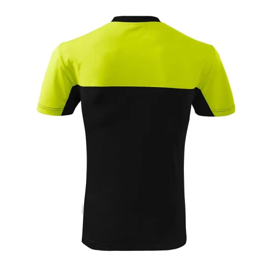 Tricou unisex Malfini Colormix 109, bumbac 200g/m2, Negru-Verde Lime Tricou unisex Malfini Colormix 109, bumbac 200g/m2, Negru-Verde Lime