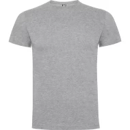 Tricou bumbac, 165g/m2, gri melange