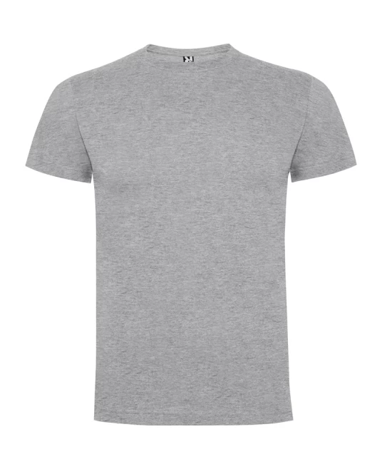 Tricou bumbac, 165g/m2, gri melange