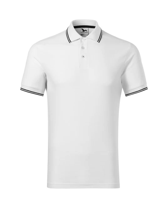 Tricou polo subtire, 180 g/mp, pentru barbati, Malfini Focus 232, Alb