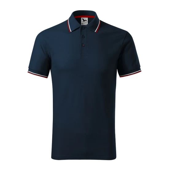 Tricou polo subtire, 180 g/mp, pentru barbati, Malfini Focus 232, Bleumarin Tricou polo subtire, 180 g/mp, pentru barbati, Malfini Focus 232, Bleumarin