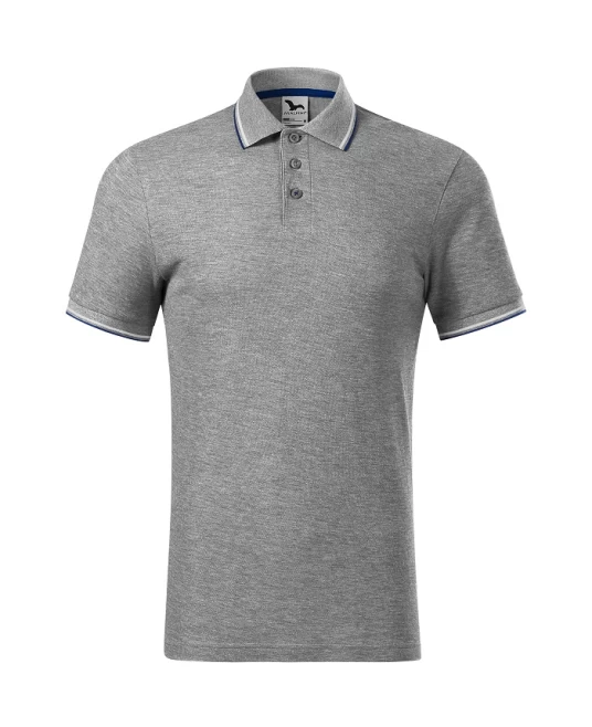 Tricou polo subtire, 180 g/mp, pentru barbati, Malfini Focus 232, Gri inchis