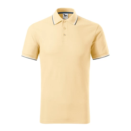 Tricou polo subtire, 180 g/mp, pentru barbati, Malfini Focus 232, Bourbon vanilla Tricou polo subtire, 180 g/mp, pentru barbati, Malfini Focus 232, Bourbon vanilla