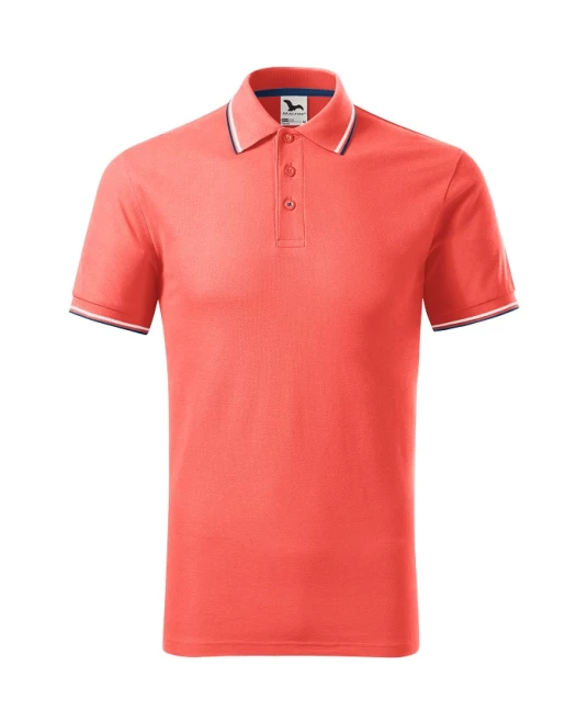 Tricou polo subtire, 180 g/mp, pentru barbati, Malfini Focus 232, Coral