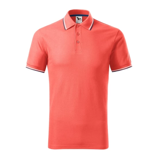Tricou polo subtire, 180 g/mp, pentru barbati, Malfini Focus 232, Coral