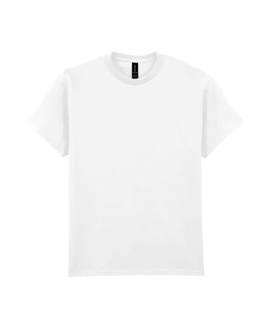 Tricou maneca scurta unisex, bumbac rezistent 203g/m2 Gildan 2000, Alb Tricou maneca scurta unisex, bumbac rezistent 203g/m2 Gildan 2000, Alb