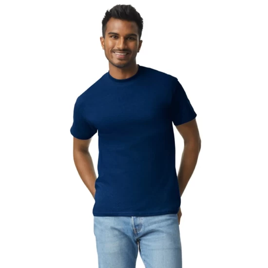 Tricou maneca scurta unisex, bumbac rezistent 203g/m2 Gildan 2000, Bleumarin Tricou maneca scurta unisex, bumbac rezistent 203g/m2 Gildan 2000, Bleumarin