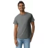 Tricou maneca scurta unisex, bumbac rezistent 203g/m2 Gildan 2000, gri inchis