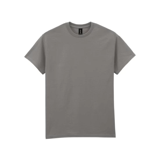 Tricou maneca scurta unisex, bumbac rezistent 203g/m2 Gildan 2000, gri inchis Tricou maneca scurta unisex, bumbac rezistent 203g/m2 Gildan 2000, gri inchis