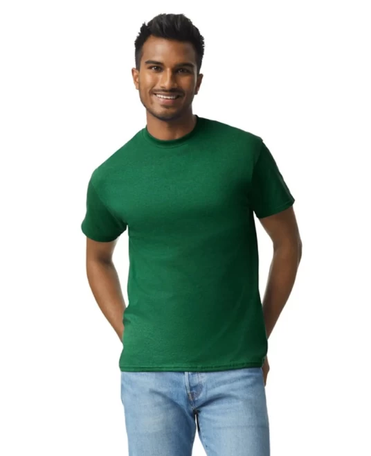 Tricou maneca scurta unisex, bumbac rezistent 203g/m2 Gildan 2000, Verde inchis