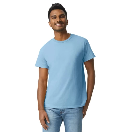 Tricou maneca scurta unisex, bumbac rezistent 203g/m2 Gildan 2000, Albastru deschis Tricou maneca scurta unisex, bumbac rezistent 203g/m2 Gildan 2000, Albastru deschis