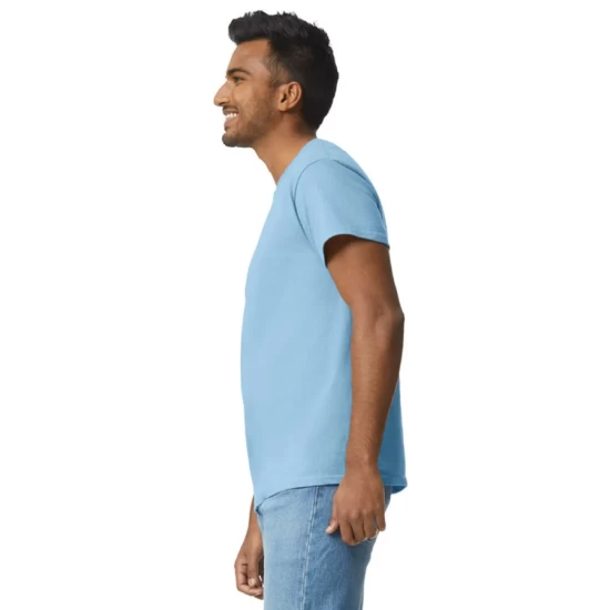 Tricou maneca scurta unisex, bumbac rezistent 203g/m2 Gildan 2000, Albastru deschis Tricou maneca scurta unisex, bumbac rezistent 203g/m2 Gildan 2000, Albastru deschis