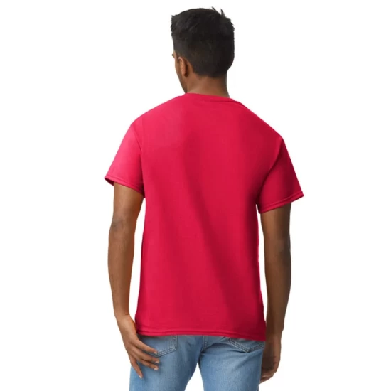 Tricou maneca scurta unisex, bumbac rezistent 203g/m2 Gildan 2000, Rosu Tricou maneca scurta unisex, bumbac rezistent 203g/m2 Gildan 2000, Rosu