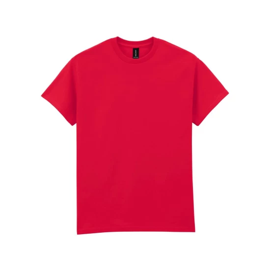 Tricou maneca scurta unisex, bumbac rezistent 203g/m2 Gildan 2000, Rosu Tricou maneca scurta unisex, bumbac rezistent 203g/m2 Gildan 2000, Rosu
