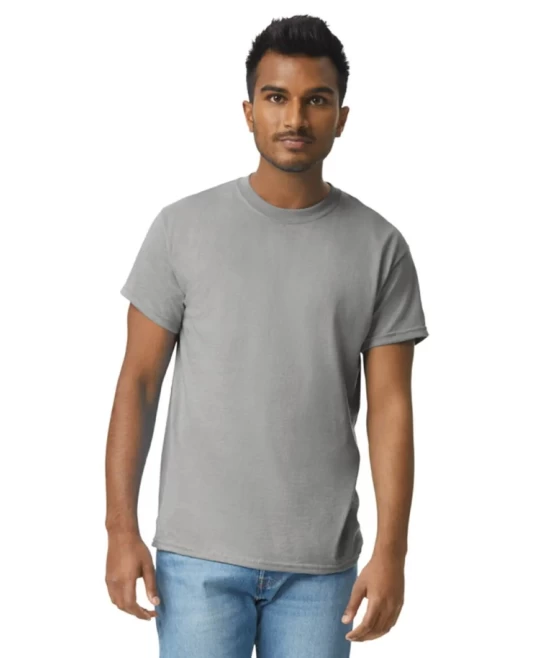 Tricou maneca scurta unisex, bumbac rezistent 203g/m2 Gildan 2000, Gri deschis
