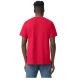 Tricou bumbac rezistent 180g/m2 Gildan 5000, Rosu Tricou bumbac rezistent 180g/m2 Gildan 5000, Rosu