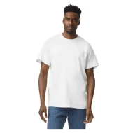 Tricou bumbac rezistent 180g/m2 Gildan 5000, Alb