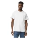 Tricou bumbac rezistent 180g/m2 Gildan 5000, Alb Tricou bumbac rezistent 180g/m2 Gildan 5000, Alb