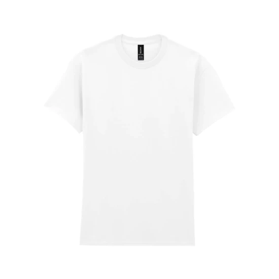 Tricou bumbac rezistent 180g/m2 Gildan 5000, Alb Tricou bumbac rezistent 180g/m2 Gildan 5000, Alb