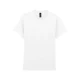Tricou bumbac rezistent 180g/m2 Gildan 5000, Alb Tricou bumbac rezistent 180g/m2 Gildan 5000, Alb