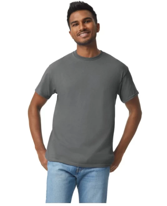 Tricou bumbac rezistent 180g/m2 Gildan 500, gri inchis Tricou bumbac rezistent 180g/m2 Gildan 500, gri inchis