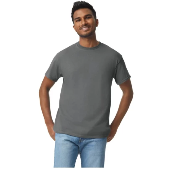 Tricou bumbac rezistent 180g/m2 Gildan 500, gri inchis Tricou bumbac rezistent 180g/m2 Gildan 500, gri inchis