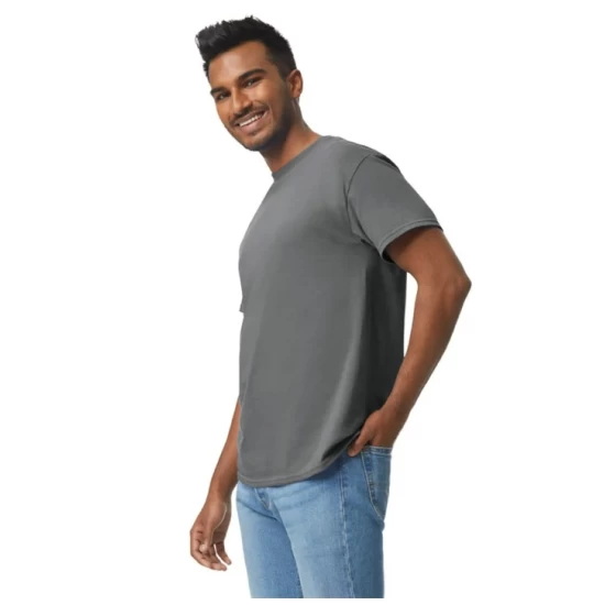 Tricou bumbac rezistent 180g/m2 Gildan 500, gri inchis Tricou bumbac rezistent 180g/m2 Gildan 500, gri inchis