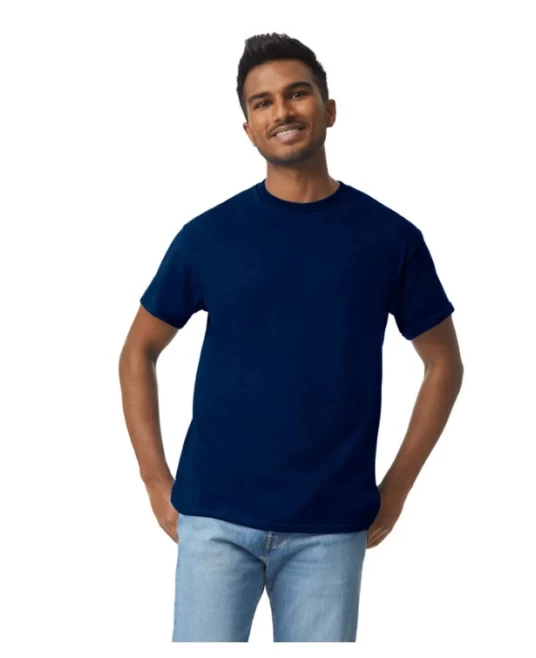 Tricou bumbac rezistent 180g/m2 Gildan 5000, Bleumarin Tricou bumbac rezistent 180g/m2 Gildan 5000, Bleumarin