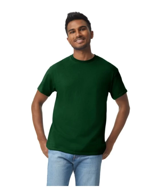 Tricou bumbac rezistent 180g/m2 Gildan 5000, Verde inchis Tricou bumbac rezistent 180g/m2 Gildan 5000, Verde inchis